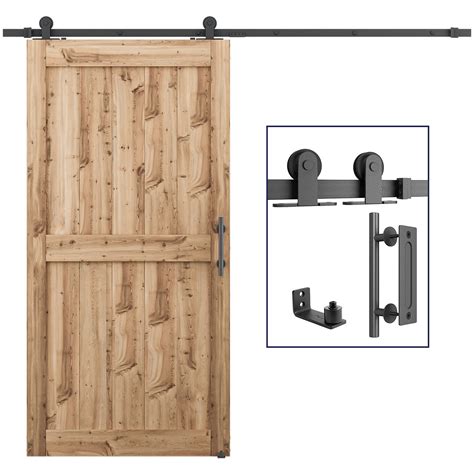 Smartstandard 8 Ft Top Mount Sliding Barn Door Hardware Kit Whole Set For Sale Mesa Az