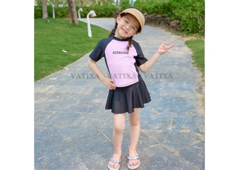 kg Bikini nữ đồ bơi cặp mẹ và bé mảnh phối váy kín đáo dễ thương VATIXA BKN