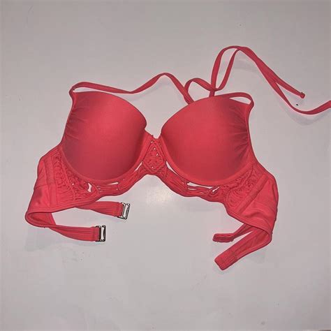 Hot Pink Bikini Top Has Bra Padding And Depop