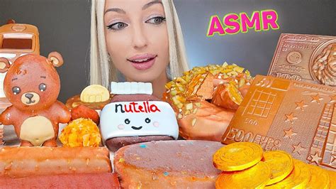 Asmr Eating Chocolate Ice Cream Edible Phone Money Cake Candy Bars