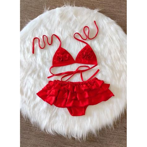 Đồ Bơi 2 Mảnh Quần Bèo Siêu Cưng Cho Bé Gái Bikini Cho Bé Diện Hè