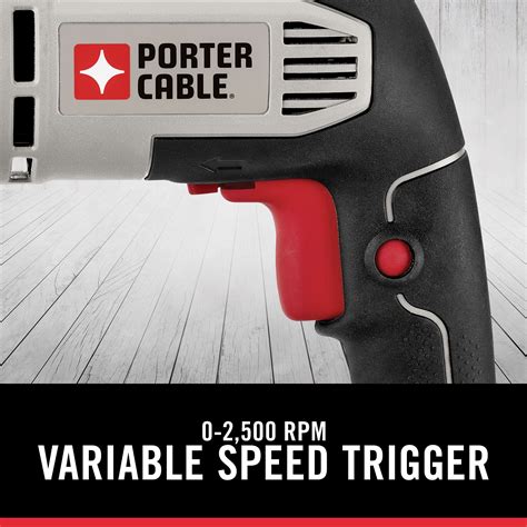 Porter Cable Corded Drill Variable Speed 6 Amp 38 Inch Sbd Affinity