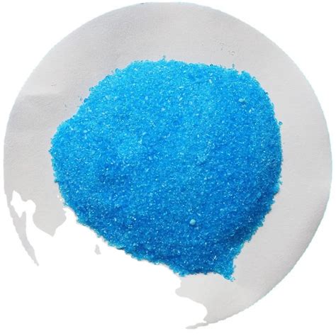 Blue Colored Copper Sulfate Cuso Crystal Powder In Agricultural