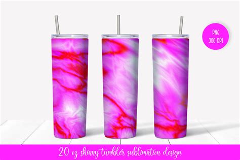 Hot Pink Tumbler Sublimation Wrap Graphic By LaBelezoka Creative Fabrica