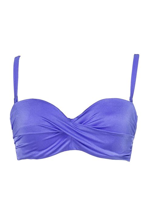Bluepoint γυναικείο μαγιό bikini top strapless με μπανέλα D cup Fashion Solids D