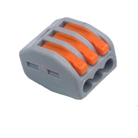 Роз'єм для підключення проводки PCT-213, 3-pin (аналог WAGO), Q100 ...