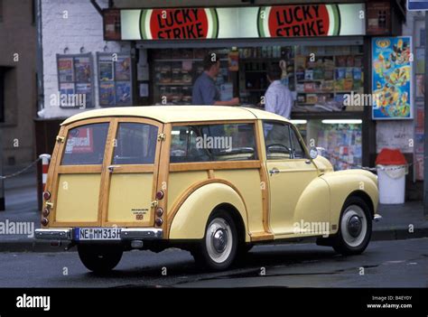 car morris minor traveller vintage car  sixties