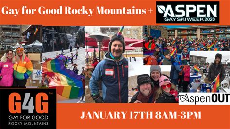 G G Rocky Mountains Aspen Gay Ski Week Gay For Good Lgbtq Volunteer Network