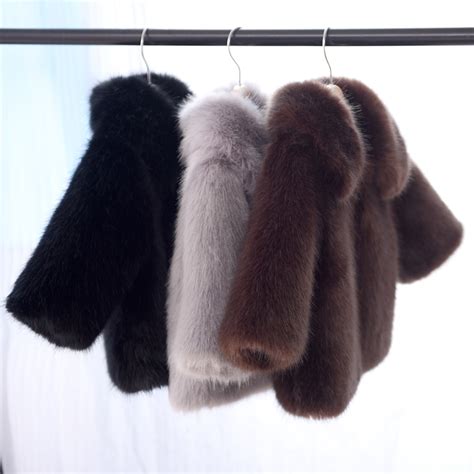 Купить Мех/искусственный мех 2019 осень зима дети мальчики девочки дети ...