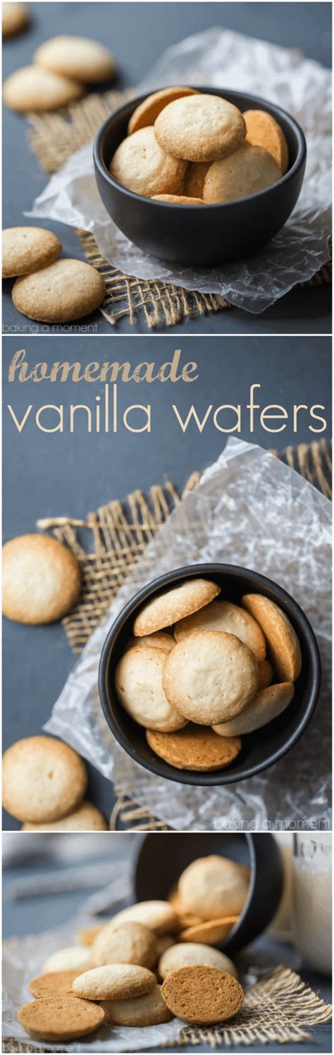 Homemade Vanilla Wafers Baking A Moment