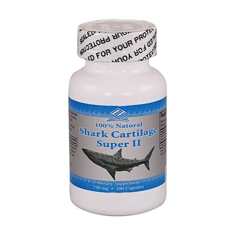 Shark Cartilage Super II (100 Capsules / 750 mg) – Nu-Health Products