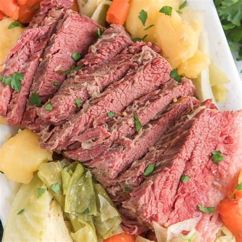 stovetop corned beef  cabbage  happier homemaker