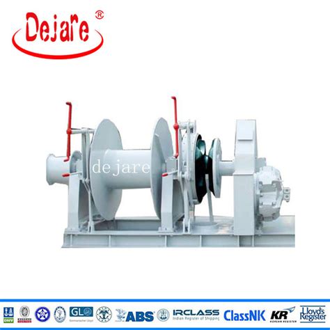 Double Drums Hydraulic Mooring Winch In Ship China Hydraulic And