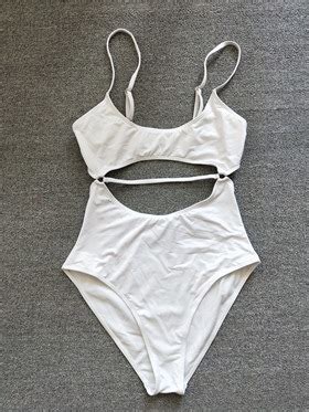 White Bikini One Piece Sexy Swimwear Hollowing Out Swimsuit China Bali Swimwear And Decoro