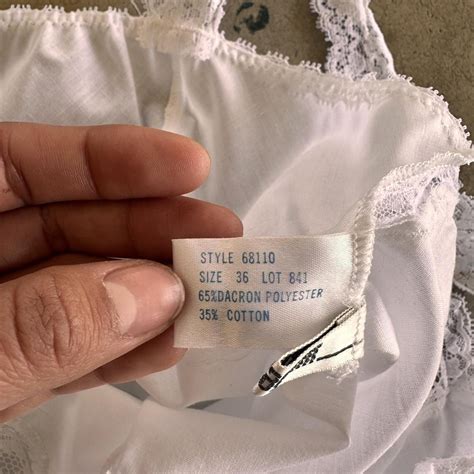 Vintage White Lace Lingerie With A Front Tie Woman Depop