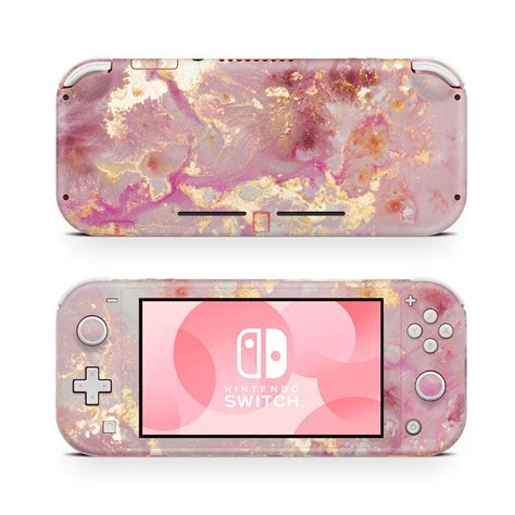 Nintendo Switch Lite Skin Decal For Game Console Rose Granit Etsy