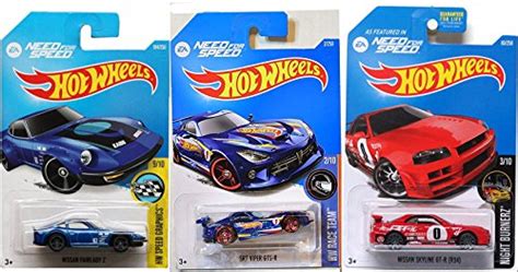 Buy Hot Wheels Video Game Cars Ea Need For Speed Nissan Skyline Gt R R Srt Viper Gts R