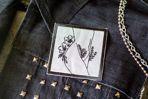 Nude Woman In Nature Embroidered Patch Patches For Jackets Patches For Hats Patches For