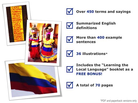 Quick Guide to Colombian Spanish: Dictionary eBook