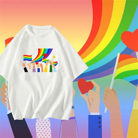 เสอยดสายรง LGBT Pride Month Rainbow LGBTQ Lesbian Gay Bisexual and Transgender Lazada co th