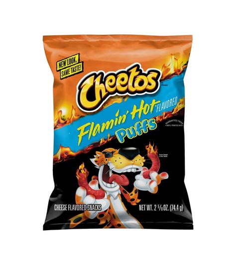 PACK OF Cheetos Puffs Cheese Snacks Flamin Hot Flavored Walmart