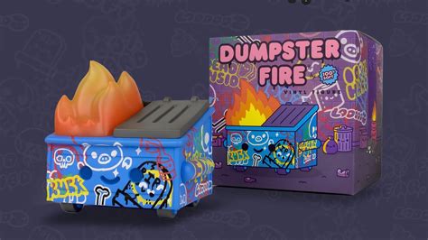 Graffiti Dumpster Fire By Soft Vinyl Pulse