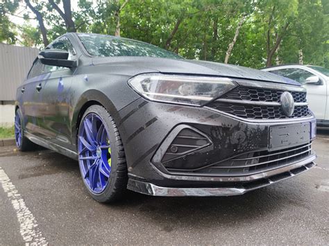 Сплиттер переднего бампера на поло — Volkswagen Polo liftback, 1,4 л ...