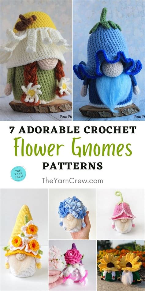 Adorable Crochet Flower Gnome Patterns Artofit