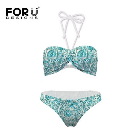 Forudesigns New Girls Lace Swimsuits Push Up Sexy Swimwear Bikini Set Teenagers Femme Beach Wear