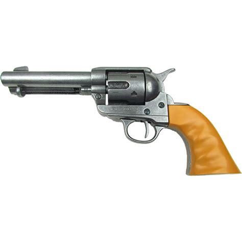 Denix Fastdraw 1873 Fast Draw Cap Gun In Gray With Custom Faux Auburn