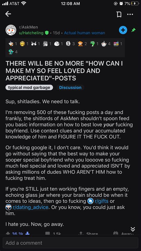 There’s something seriously wrong with the moderator (at the least) of