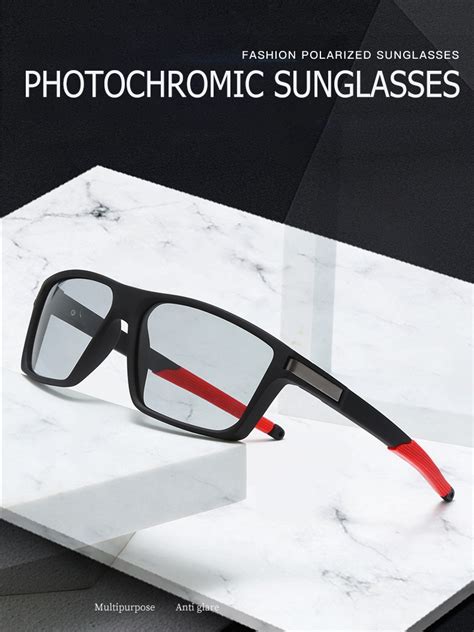 Aielbro Photochromic Anti Radiation Eye Glasses For Women Men