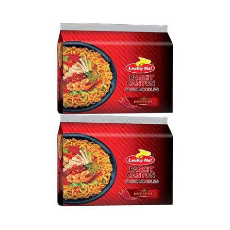 Lucky Me Pancit Canton Hot Chili Instant Noodles Grandiose Ae