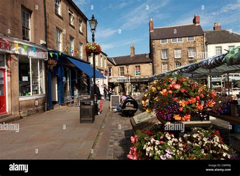 alnwick town centre  res stock photography  images alamy