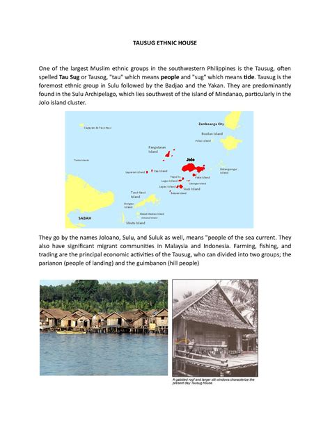 1 Tausug Ethnic House Idk I Just Posted It Tausug Ethnic House One