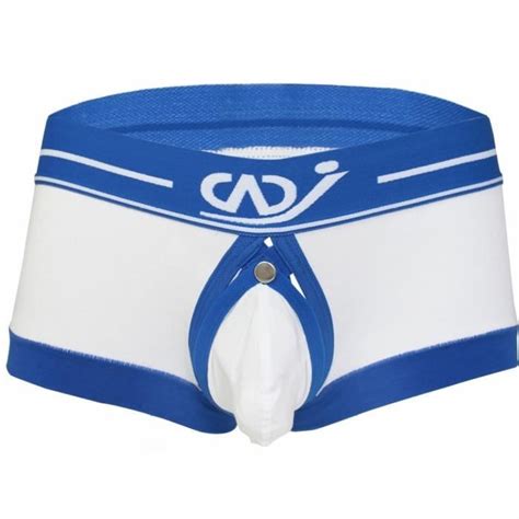YOOJIA Jockstrap String Hommes Boxer Ouvert avec Poche Sexy Sous Vêtements Slip Ouvert Lingerie