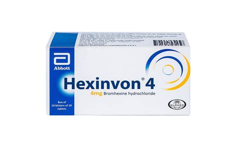 Thuốc Hexinvon 4mg Trị Tiết Chất Nhầy Nhà Thuốc 5g