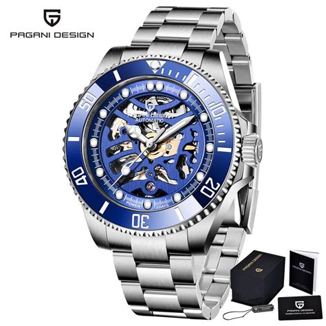 Купить PAGANI DESIGN автоматические механические мужские наручные часы ...