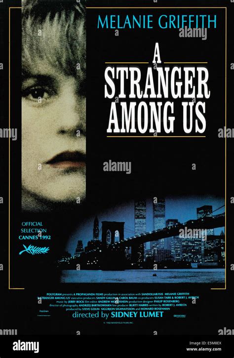 A STRANGER AMONG US, Melanie Griffith, 1992, © Buena Vista/courtesy ...