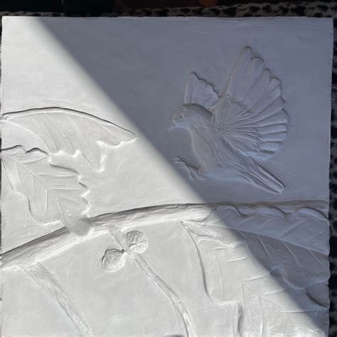 Скульптурная живопись, барельефная картина «Птенец». в интернет ...