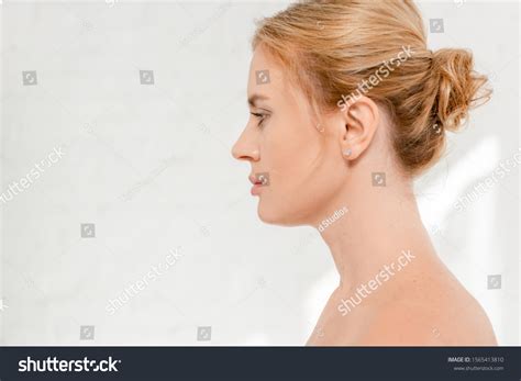 Side View Attractive Naked Woman Looking Stock Photo 1565413810 Shutterstock