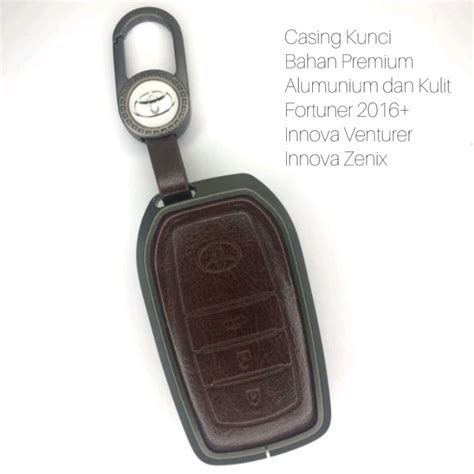 Jual Casing Kunci Toyota Fortuner Venturer Innova Zenix Tombol