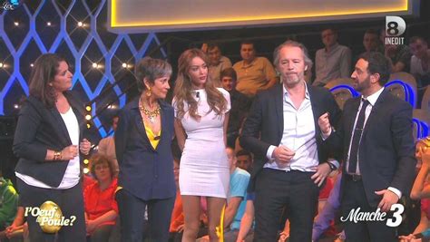 Naked Nabilla Benattia in Touche pas à mon poste