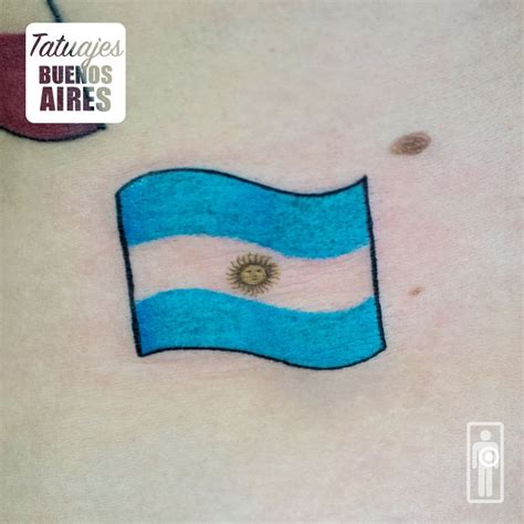 Tattoo Bandera Argentina Realizado En Tatuajes Buenos Aires Tatuador