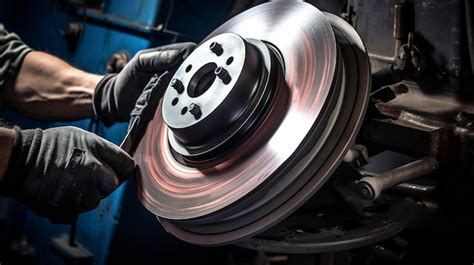 Premium AI Image | A Photo of Brake Pad Replacement in Progress on a Car