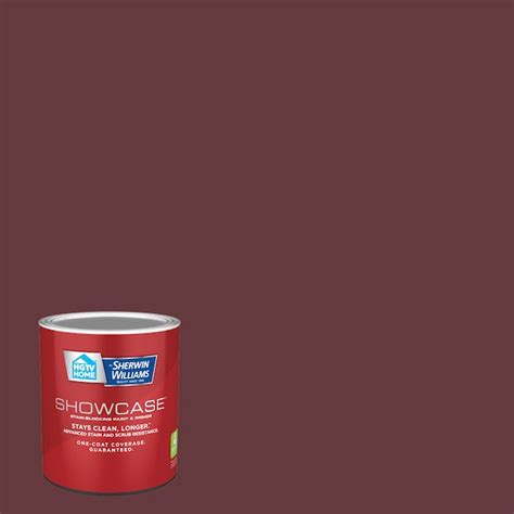 Hgtv Home By Sherwin Williams Showcase Eggshell Royal Garnet 1011 5 Acrylic Interior Paint