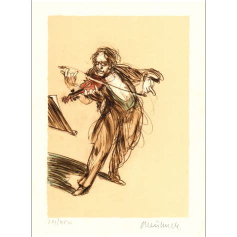 Acheter Violoniste Claude WEISBUCH Lithographie Originale Galerie 125