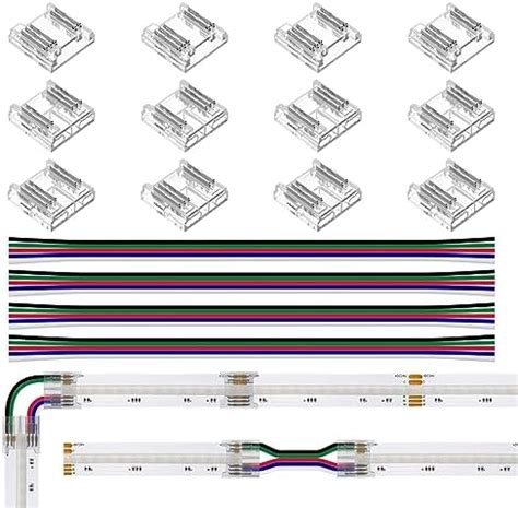 Btf Lighting Fcob Pin Mm In Width Transparent Connector Kit Pcs