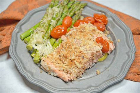 Panko Crusted Salmon VIDEO The Best Sheet Pan Dinner Recipe