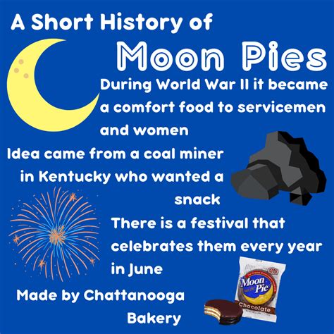 learn    year  snack called moon pies candy